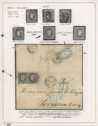 PORTUGALSKO 1862-1887 – list 55