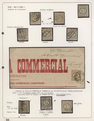 PORTUGALSKO 1862-1887 – list 57