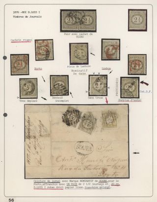 PORTUGALSKO 1862-1887 – list 58