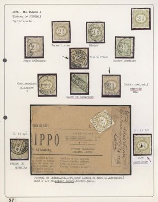 PORTUGALSKO 1862-1887 – list 59