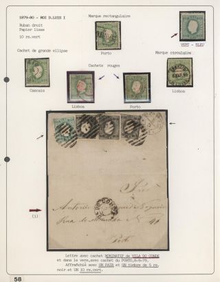 PORTUGALSKO 1862-1887 – list 60