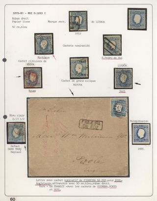 PORTUGALSKO 1862-1887 – list 62
