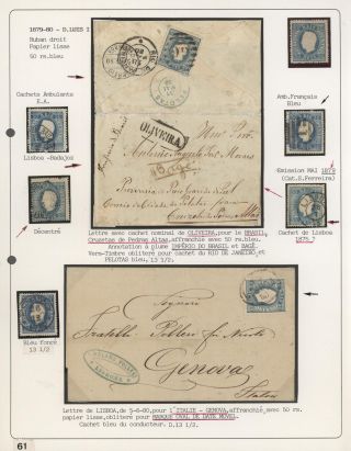 PORTUGALSKO 1862-1887 – list 63