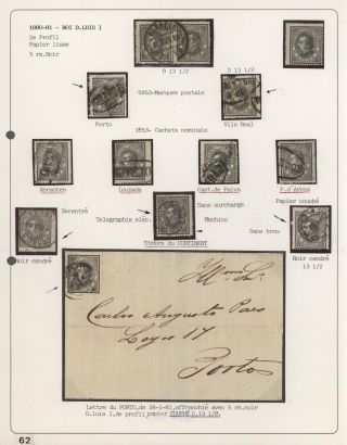PORTUGALSKO 1862-1887 – list 64