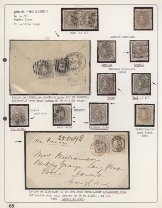 PORTUGALSKO 1862-1887 – list 67