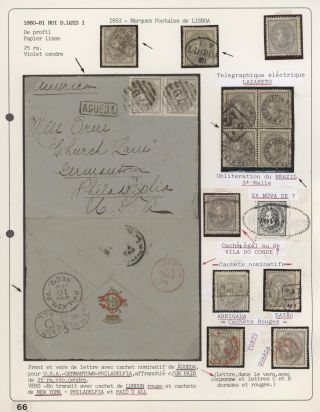 PORTUGALSKO 1862-1887 – list 68