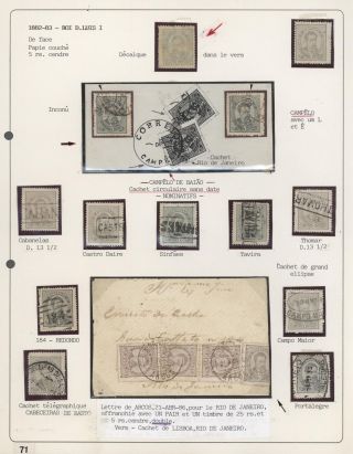 PORTUGALSKO 1862-1887 – list 73