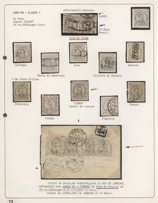 PORTUGALSKO 1862-1887 – list 74