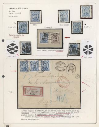 PORTUGALSKO 1862-1887 – list 78