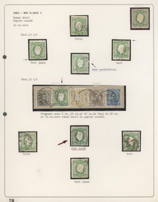 PORTUGALSKO 1862-1887 – list 81