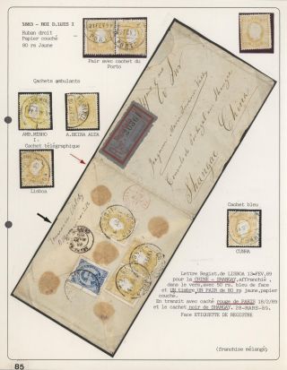 PORTUGALSKO 1862-1887 – list 88
