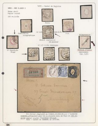 PORTUGALSKO 1862-1887 – list 89