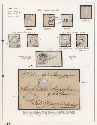 PORTUGALSKO 1862-1887 – list 90