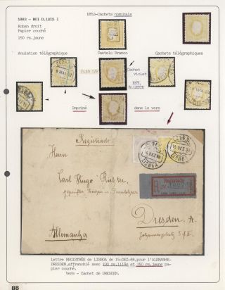 PORTUGALSKO 1862-1887 – list 91