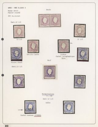 PORTUGALSKO 1862-1887 – list 92