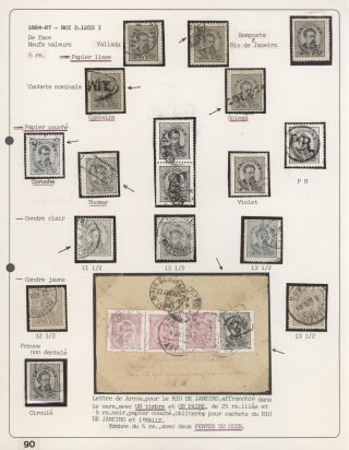 PORTUGALSKO 1862-1887 – list 93