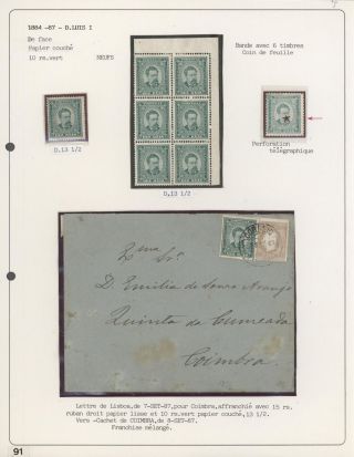 PORTUGALSKO 1862-1887 – list 94