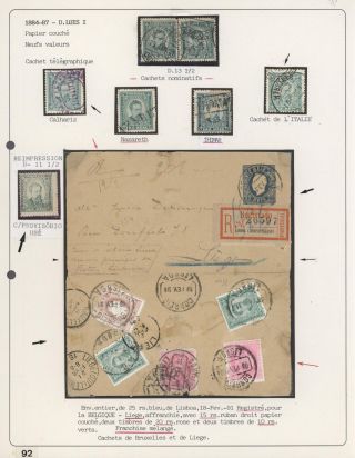 PORTUGALSKO 1862-1887 – list 95