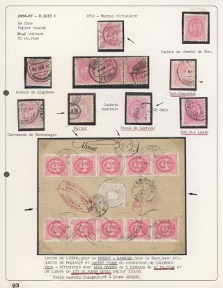 PORTUGALSKO 1862-1887 – list 96