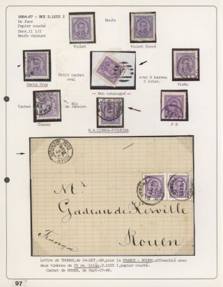 PORTUGALSKO 1862-1887 – list 100