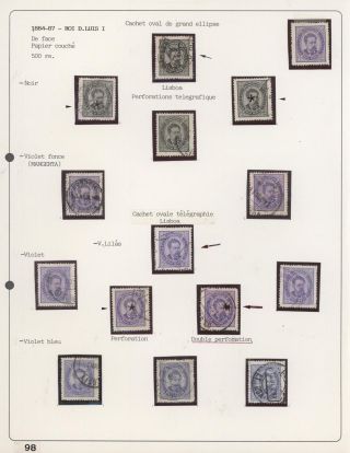 PORTUGALSKO 1862-1887 – list 101