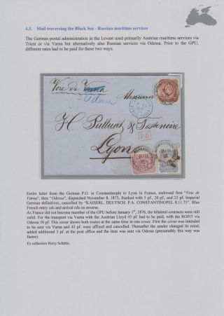 POSTGESCHICHTE DES SCHWARZEN MEERES BIS 1918 – Blatt 70