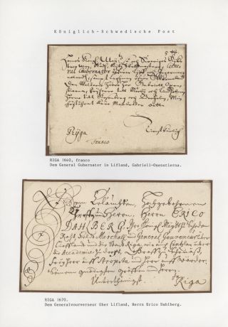 LETTLAND VORLÄUFER 1640-1902 – Blatt 2