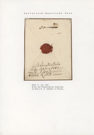 LETTLAND VORLÄUFER 1640-1902 – Blatt 8