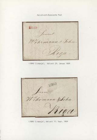 LETTLAND VORLÄUFER 1640-1902 – Blatt 14