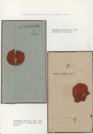 LETTLAND VORLÄUFER 1640-1902 – Blatt 16