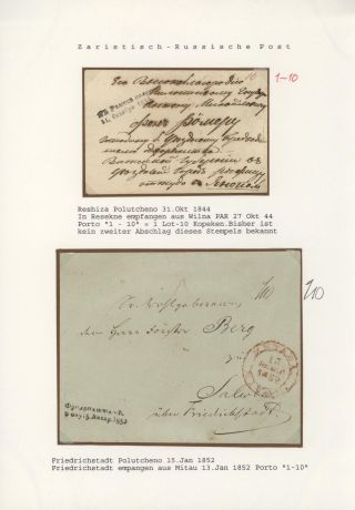 LOTYŠSKO:  PŘEDCHŮDCI 1640-1902 – list 26