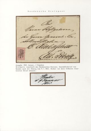 LOTYŠSKO:  PŘEDCHŮDCI 1640-1902 – list 114