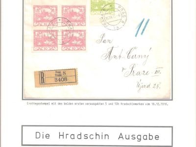 CZECHOSLOVAKIA - HRADCANY STAMPS ISSUE