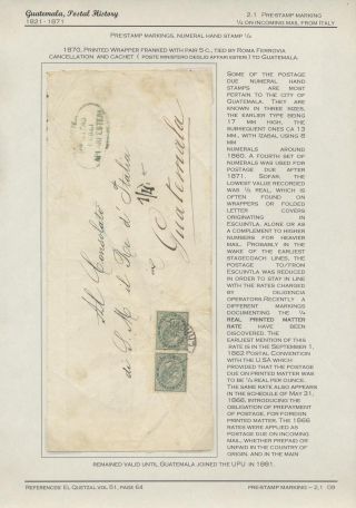 POSTGESCHICHTE VON GUATEMALA 1824-1902 – Blatt 14