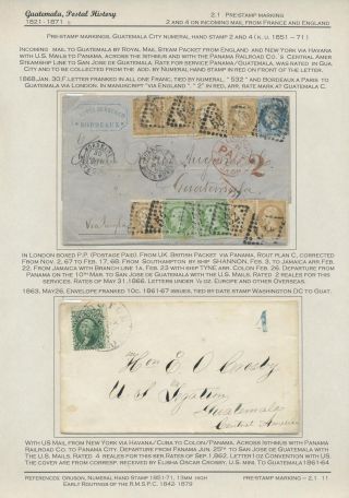 POSTGESCHICHTE VON GUATEMALA 1824-1902 – Blatt 16