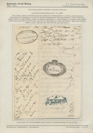 POSTGESCHICHTE VON GUATEMALA 1824-1902 – Blatt 28