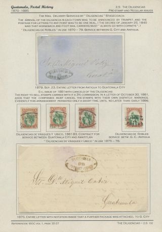 POSTGESCHICHTE VON GUATEMALA 1824-1902 – Blatt 30
