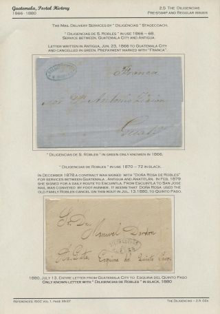 POSTGESCHICHTE VON GUATEMALA 1824-1902 – Blatt 31