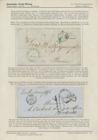 POŠTOVNÍ HISTORIE GUATEMALY 1824-1902 – list 36