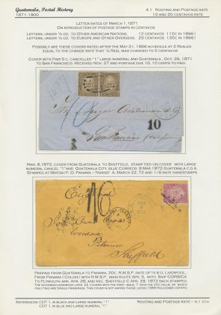 POŠTOVNÍ HISTORIE GUATEMALY 1824-1902 – list 43