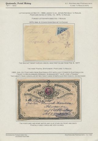 POŠTOVNÍ HISTORIE GUATEMALY 1824-1902 – list 45