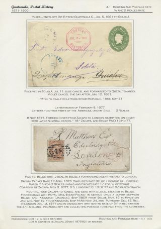 POŠTOVNÍ HISTORIE GUATEMALY 1824-1902 – list 47