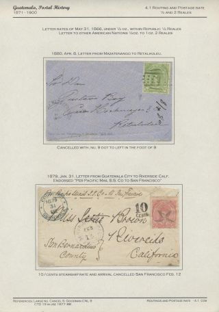 POŠTOVNÍ HISTORIE GUATEMALY 1824-1902 – list 48