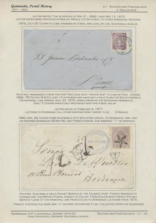 POŠTOVNÍ HISTORIE GUATEMALY 1824-1902 – list 49