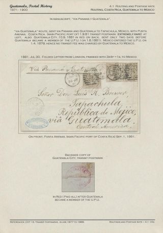 POŠTOVNÍ HISTORIE GUATEMALY 1824-1902 – list 51
