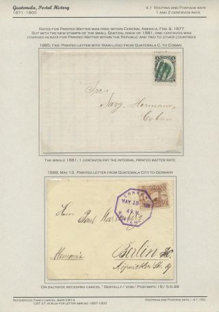 POŠTOVNÍ HISTORIE GUATEMALY 1824-1902 – list 52