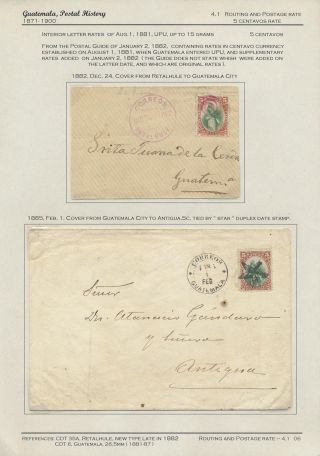 POŠTOVNÍ HISTORIE GUATEMALY 1824-1902 – list 54