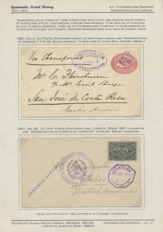 POŠTOVNÍ HISTORIE GUATEMALY 1824-1902 – list 63