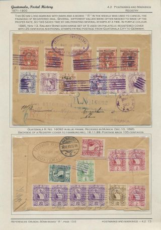 POSTGESCHICHTE VON GUATEMALA 1824-1902 – Blatt 69