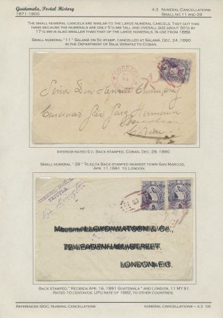 POSTGESCHICHTE VON GUATEMALA 1824-1902 – Blatt 78